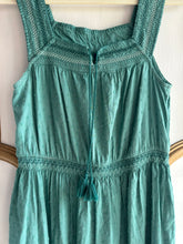 Load image into Gallery viewer, Small - Teal smocked dress
