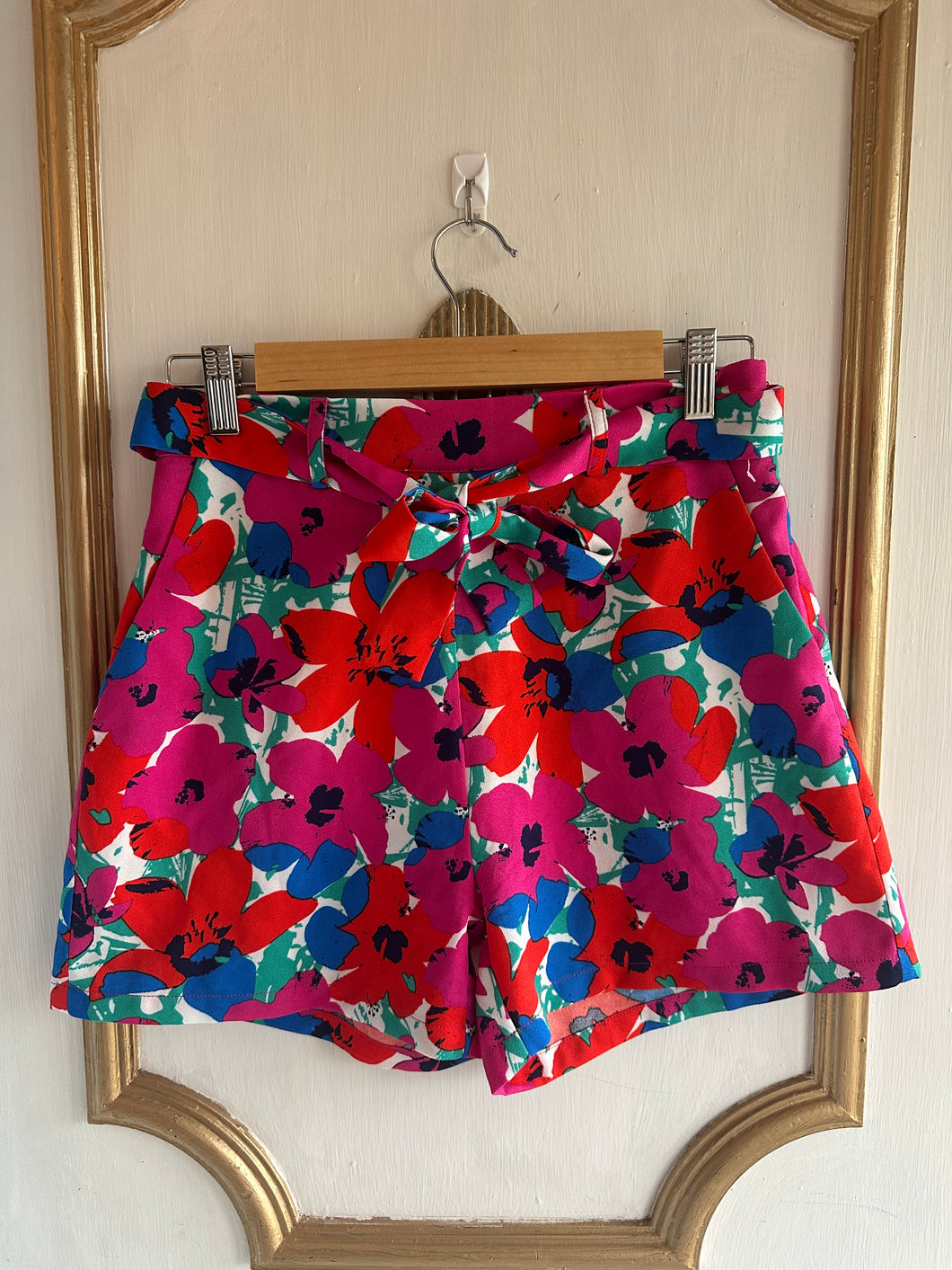 Extra Small - floral bow shorts