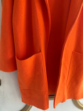 Load image into Gallery viewer, XXS/XS - Orange sweater blazer
