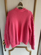 Load image into Gallery viewer, XS/S - Pink textured and embroidered open cardigan
