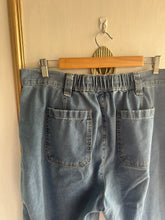 Load image into Gallery viewer, Large - elastic-waist denim jogger
