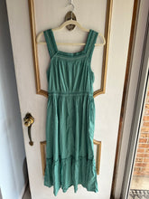 Load image into Gallery viewer, Small - Teal smocked dress
