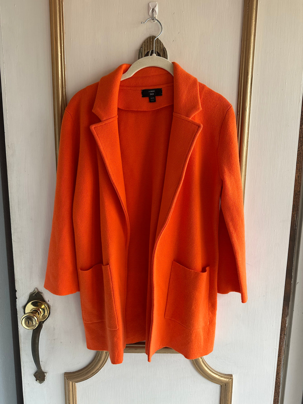 XXS/XS - Orange sweater blazer