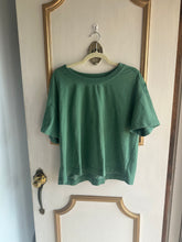 Load image into Gallery viewer, Large - Teal Tee with Eyelet detail
