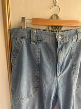 Load image into Gallery viewer, Large - elastic-waist denim jogger
