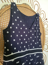 Load image into Gallery viewer, 4P - Talbots Navy Polka Dot Dress
